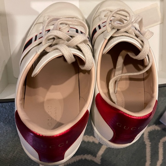 GUCCI New Ace Striped Sneakers - Picture 3 of 11
